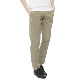BASICON Men's Casual Twill Chino Pants Men Beige
